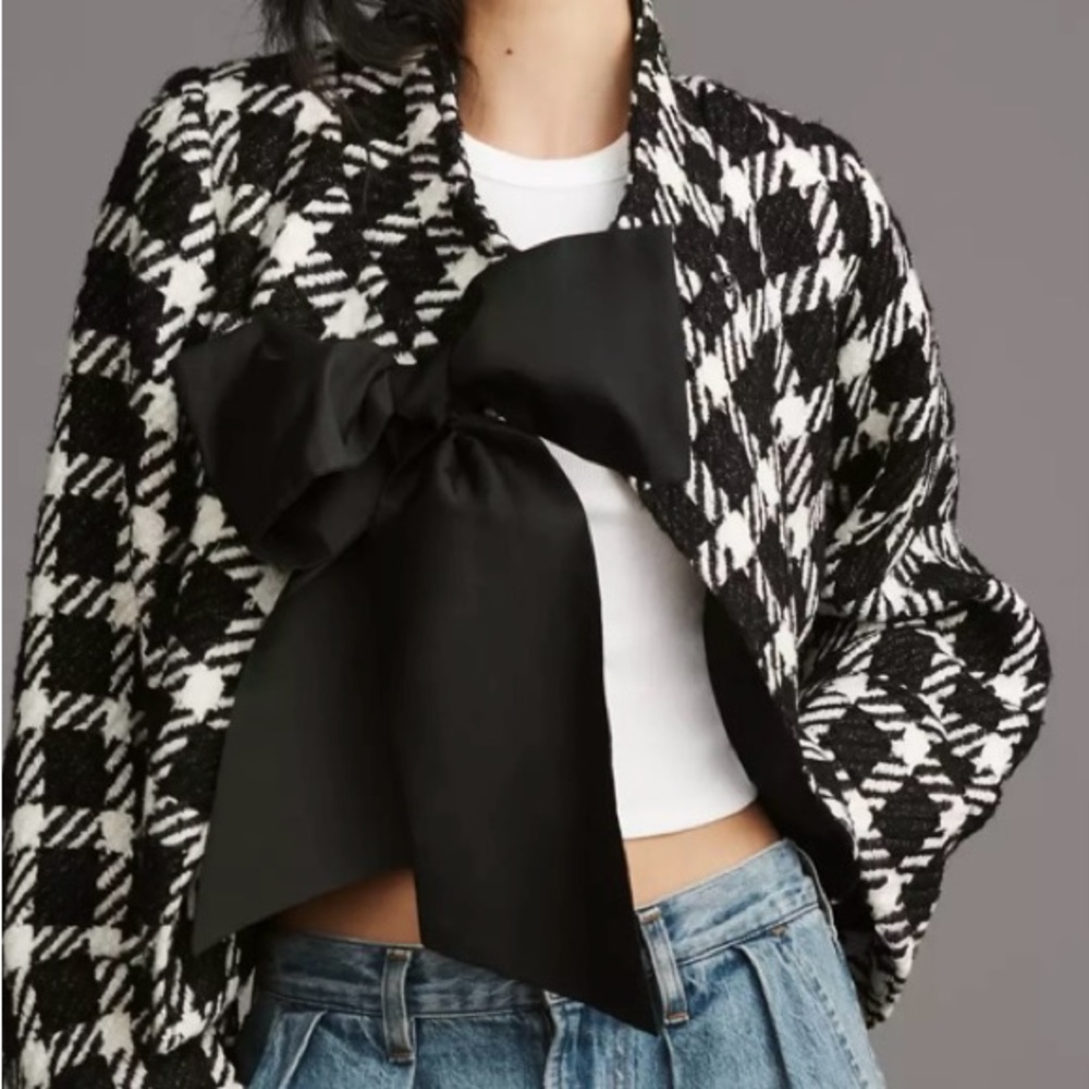 Anthropologie Eva Franco Kennedy Bow Jacket